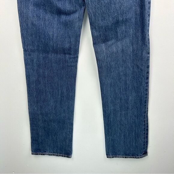 Abercrombie & Fitch Jeans Slim Straight Distressed Dark Wash Men’s Sz 31 x 32 - Picture 14 of 16